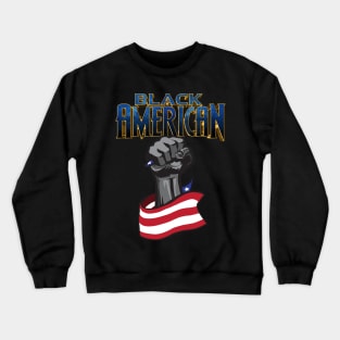 Black American - Blue Crewneck Sweatshirt